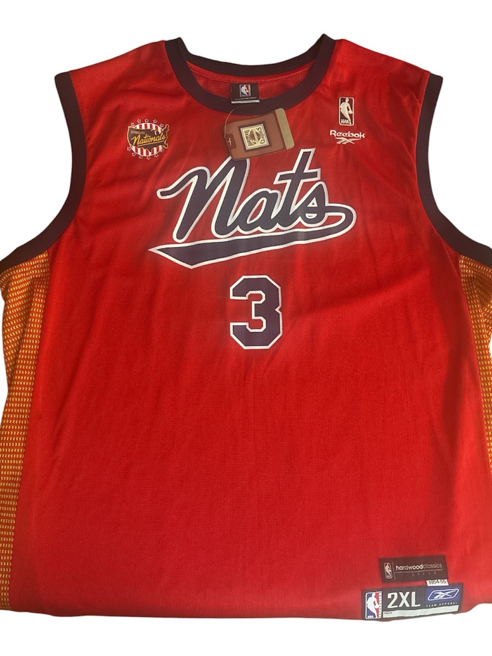 Hardwood Classics Allen Iverson throwback jersey Syracuse Nats NWT SZ 2XL